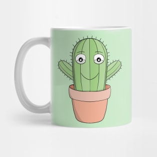 A cute smiling cactus Mug